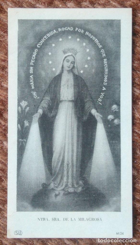 Antig&uuml;edades: ESTAMPITA NTRA. SRA. DE LA MILAGROSA - Foto 1