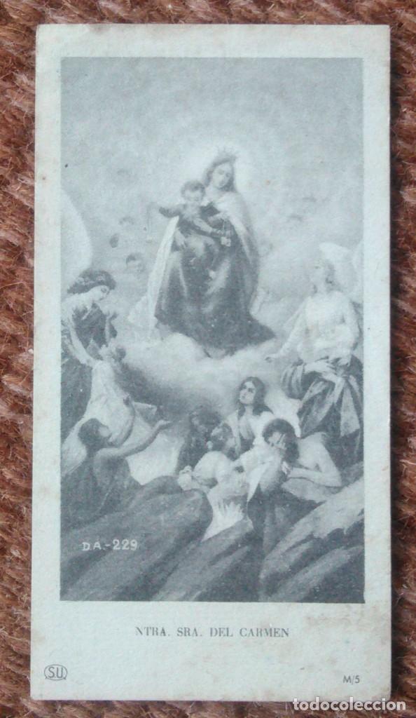 Antig&uuml;edades: ESTAMPITA NTRA. SRA. DEL CARMEN - Foto 1