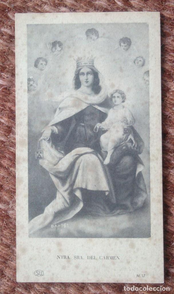 Antig&uuml;edades: ESTAMPITA NTRA. SRA. DEL CARMEN - Foto 1