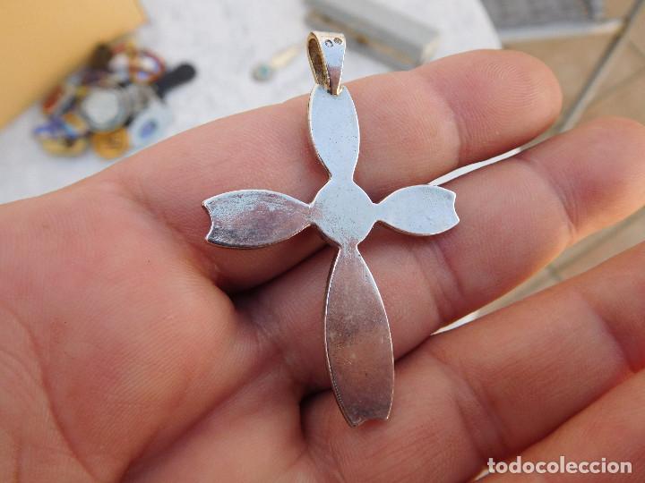 Antig&uuml;edades: Cruz de plata y onix - Foto 2