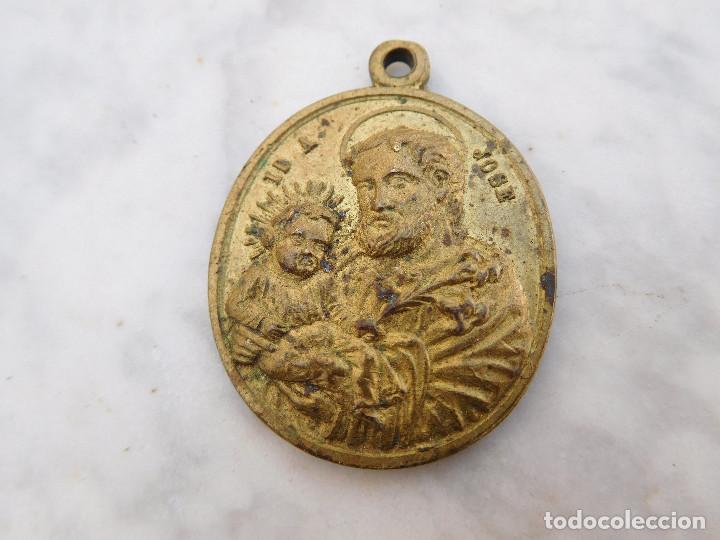 Antig&uuml;edades: Medalla antigua de san Jos&eacute; - Foto 1