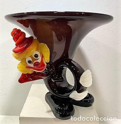 Antig&uuml;edades: Murano, jarr&oacute;n con payaso. - Foto 1