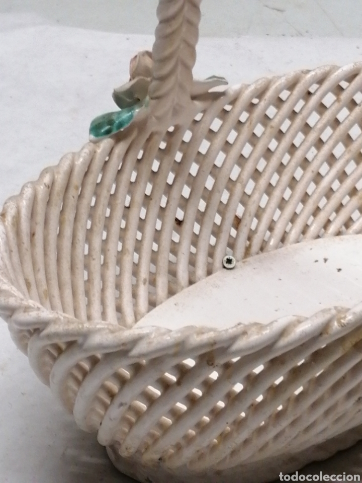 Antig&uuml;edades: Cesta de porcelana - Foto 4