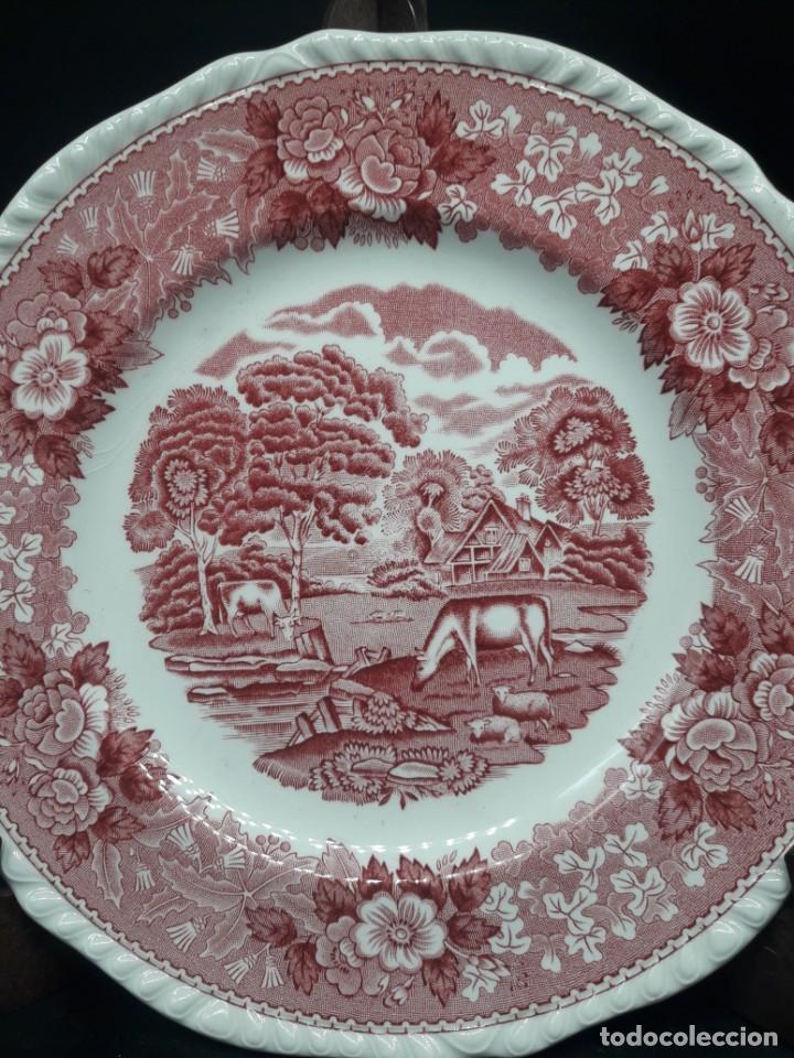 Antig&uuml;edades: Plato porcelana - Foto 2