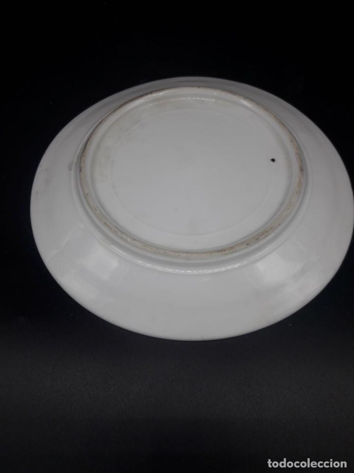 Antig&uuml;edades: Plato porcelana - Foto 3