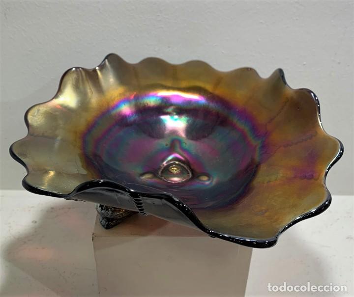 Antig&uuml;edades: CARNIVAL GLASS, CUENCO DE CRISTAL. - Foto 1