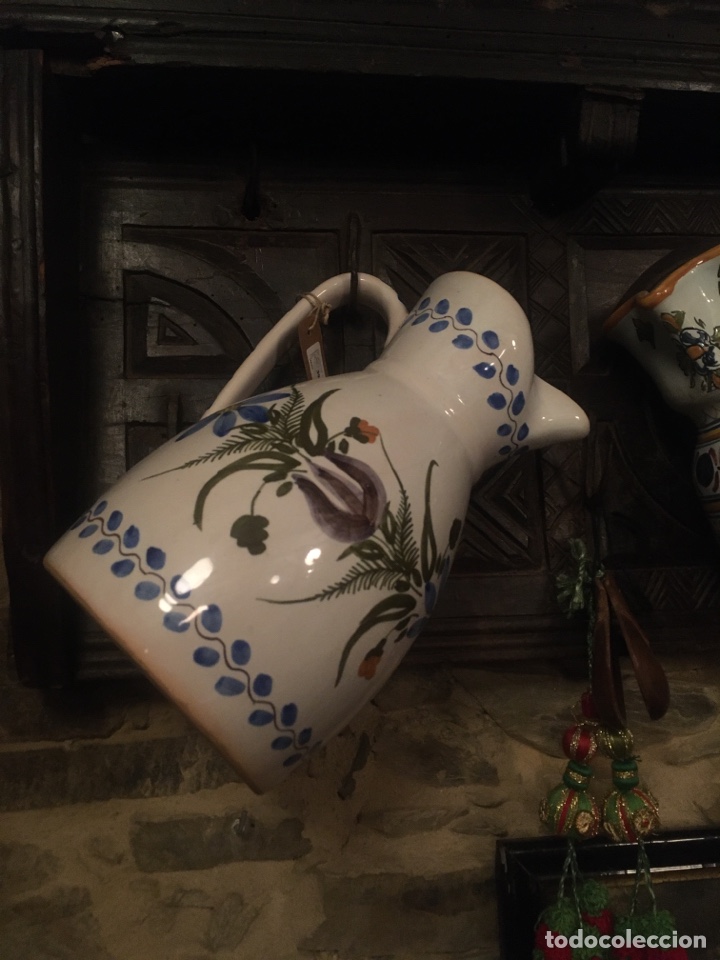 Antig&uuml;edades: Jarra de cer&aacute;mica de Talavera - Foto 6