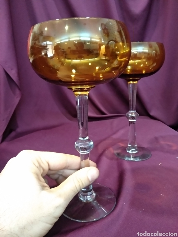 Antig&uuml;edades: Conjunto de las copas, gran tama&ntilde;o 22cm alto - Foto 3