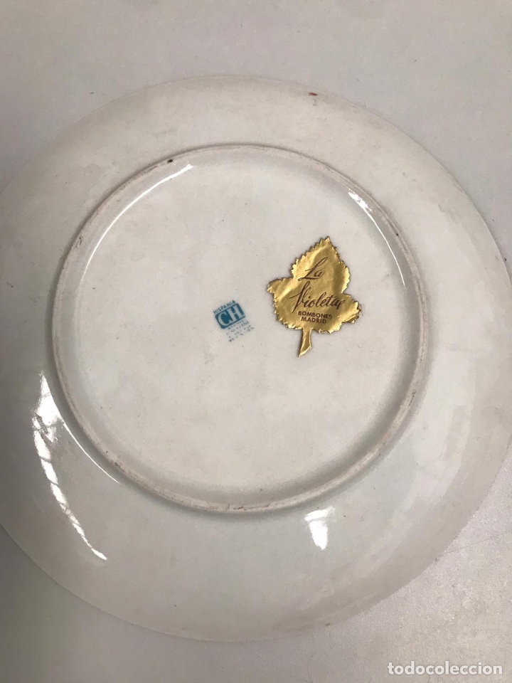 Antig&uuml;edades: Plato de porcelana ch - Foto 2