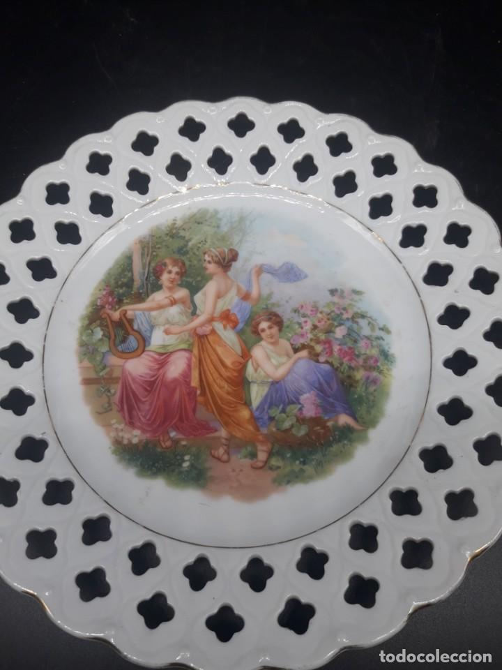 Antig&uuml;edades: Plato porcelana - Foto 2