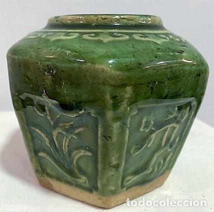 Antig&uuml;edades: BOTE DE CER&Aacute;MICA PARA JENGIBRE. - Foto 2