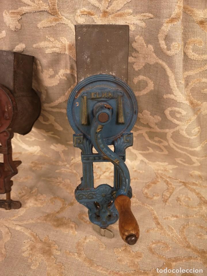 Antig&uuml;edades: Lote de Dos Molinillos Antiguos - Foto 3
