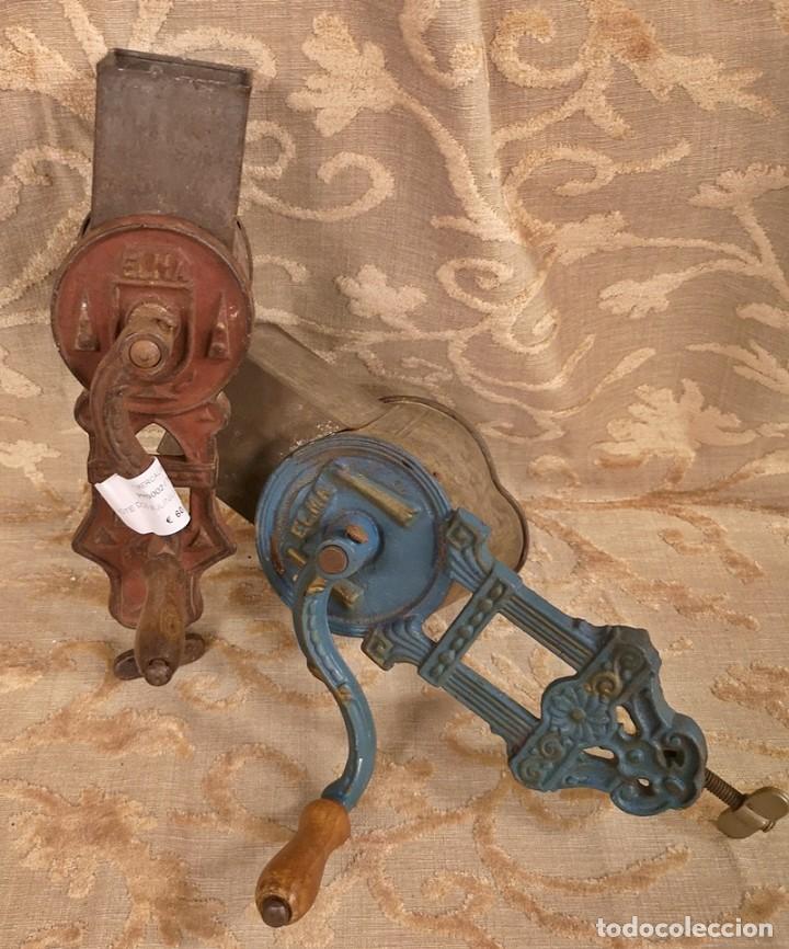 Antig&uuml;edades: Lote de Dos Molinillos Antiguos - Foto 7