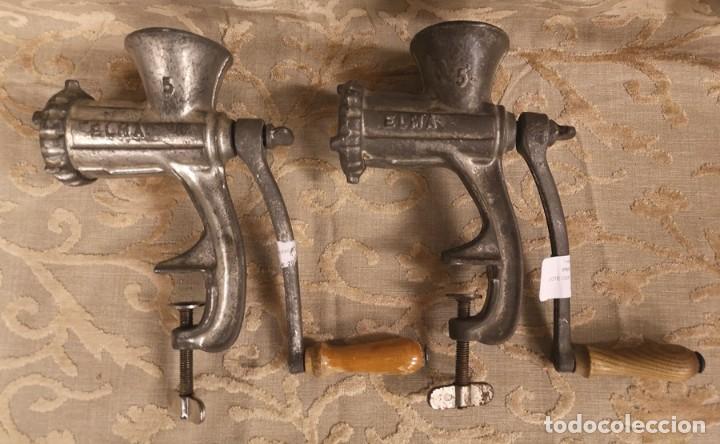 Antig&uuml;edades: Lote de Dos M&aacute;quinas para Picar - Foto 5