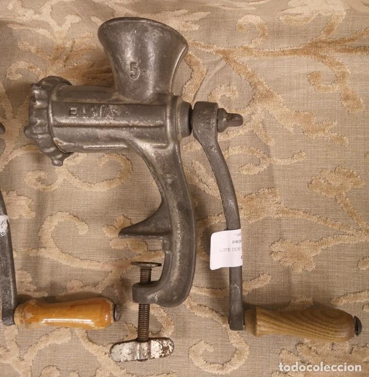 Antig&uuml;edades: Lote de Dos M&aacute;quinas para Picar - Foto 7