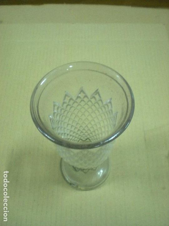 Antig&uuml;edades: JARRON DE VIDRIO DBOCA 11CM H20CM DBASE 9CM - Foto 2