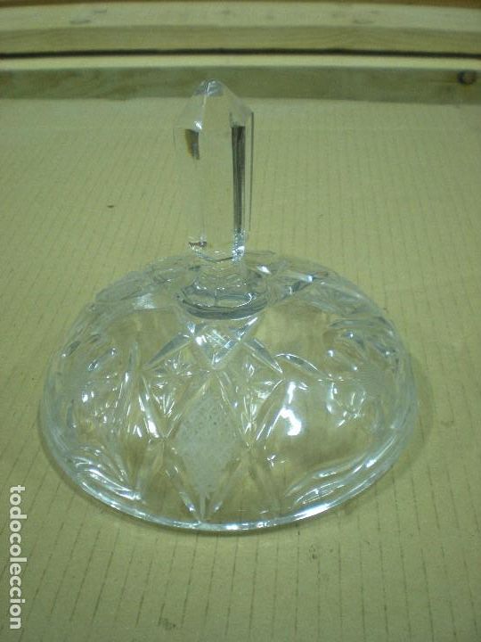 Oggetti Antichi: TAPA VIDRIO ENSALADERA D18CM BASE