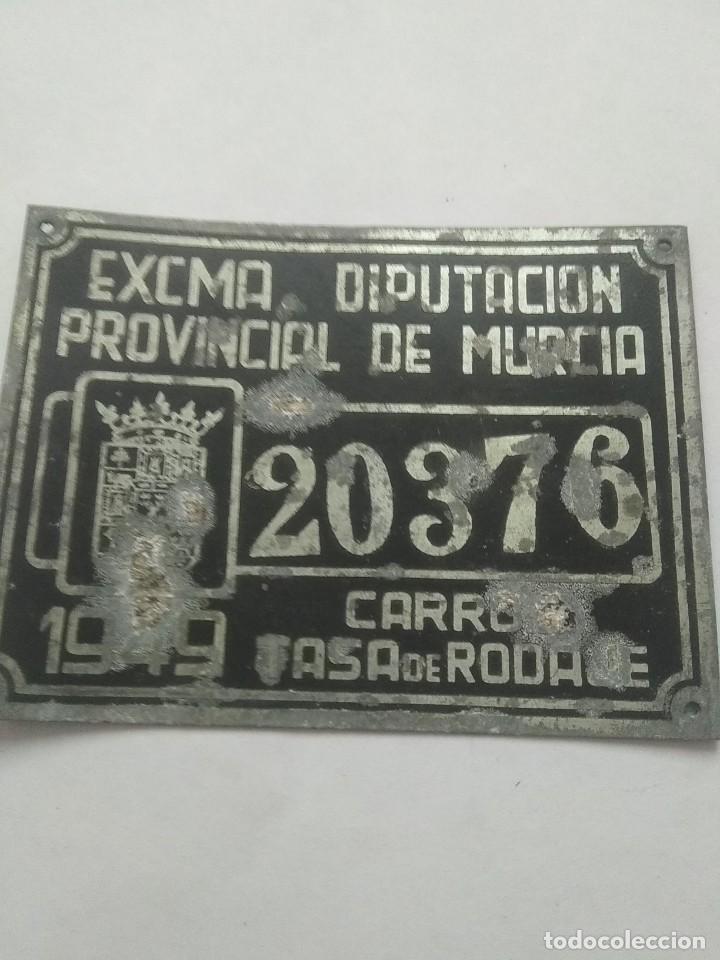 Antig&uuml;edades: Matr&iacute;cula de carro - Foto 1
