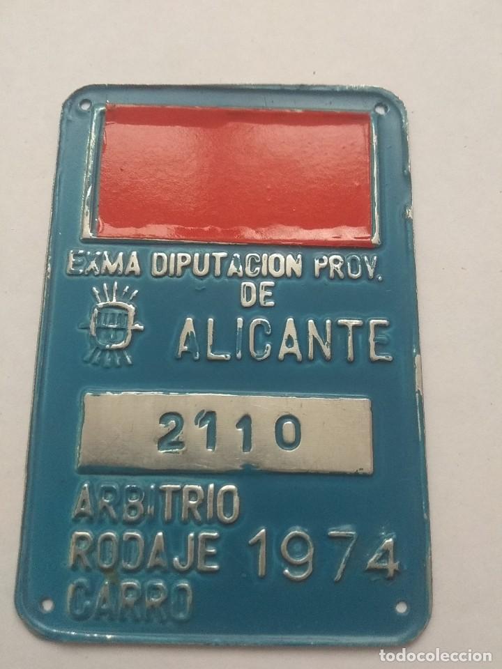 Antig&uuml;edades: Matr&iacute;cula de carro - Foto 1