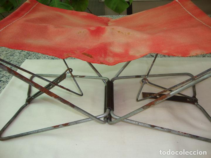 Antig&uuml;edades: silleta plegable - Foto 2