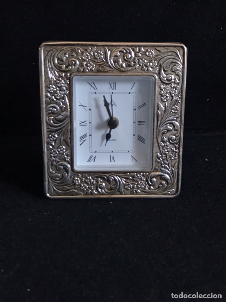 Antiquit&auml;ten: Reloj despertador plata 925 funcionando