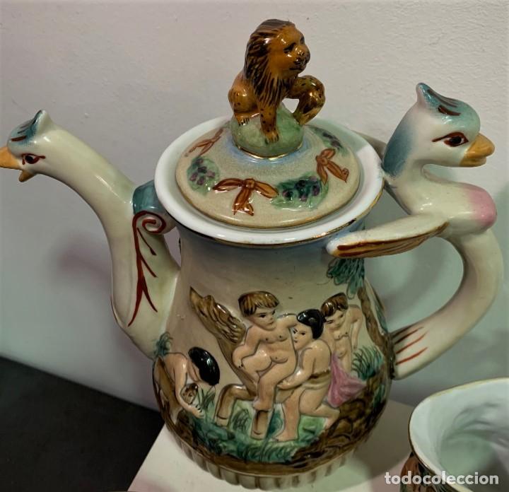 Antig&uuml;edades: Capodimonte, juego de te. - Foto 3