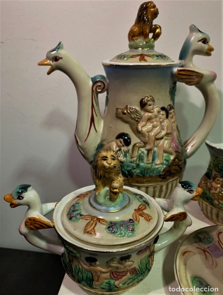 Antig&uuml;edades: Capodimonte, juego de te. - Foto 5
