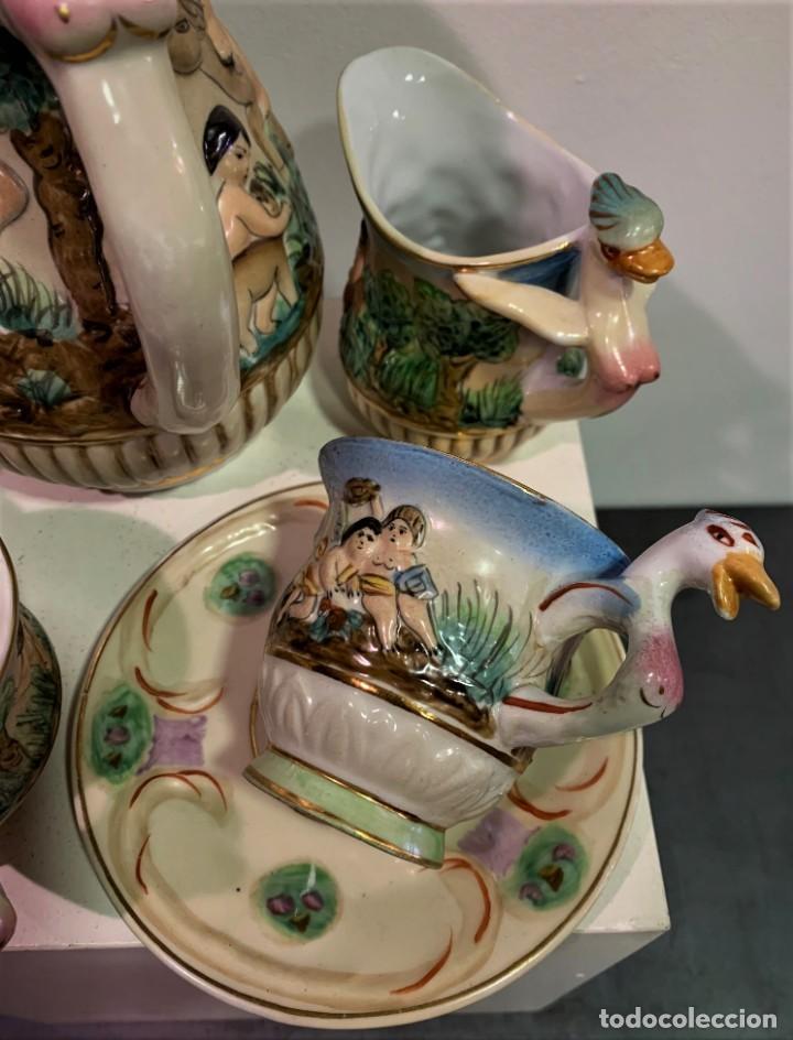 Antig&uuml;edades: Capodimonte, juego de te. - Foto 7