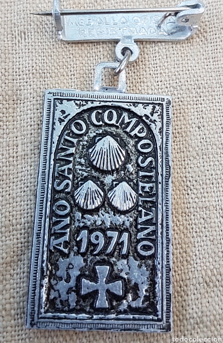 Antig&uuml;edades: Medalla a&ntilde;o santo compostelano 1971 - Foto 2