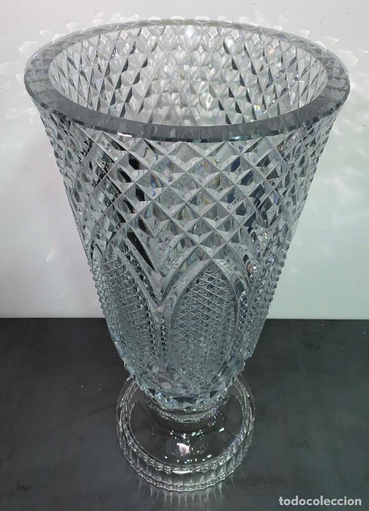 Antig&uuml;edades: VAL ST LAMBERT, JARR&Oacute;N DE CRISTAL TALLADO. - Foto 6