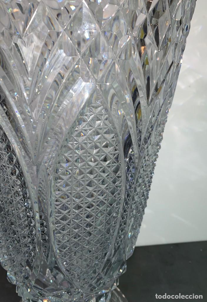 Antig&uuml;edades: VAL ST LAMBERT, JARR&Oacute;N DE CRISTAL TALLADO. - Foto 7