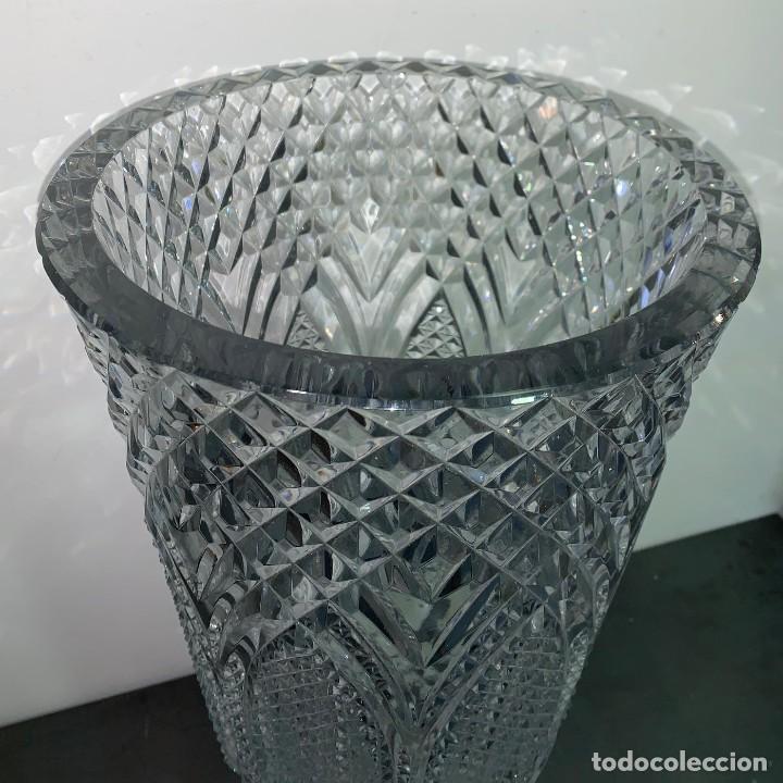 Antig&uuml;edades: VAL ST LAMBERT, JARR&Oacute;N DE CRISTAL TALLADO. - Foto 9