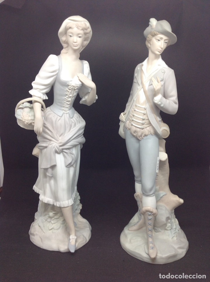 Antig&uuml;edades: Pareja porcelanas Lladr&oacute; - Foto 1