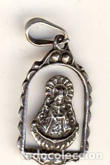 Antiques: STMA. VIRGEN DE LA CAPILLA, PATRONA DE JA&Eacute;N.- PLATA.- CON CONTRASTE.-17 x 13 mm.-