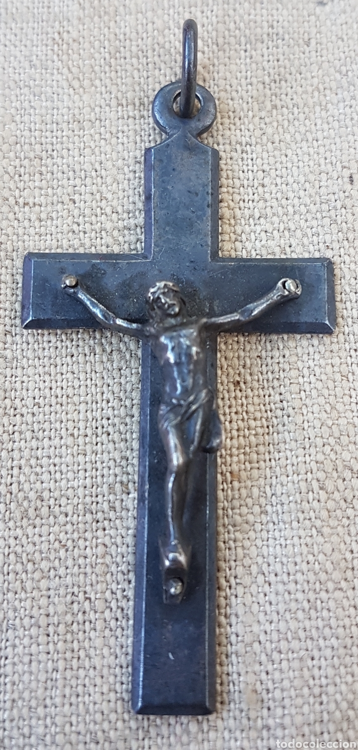 Antig&uuml;edades: Antigua cruz en plata - Foto 1