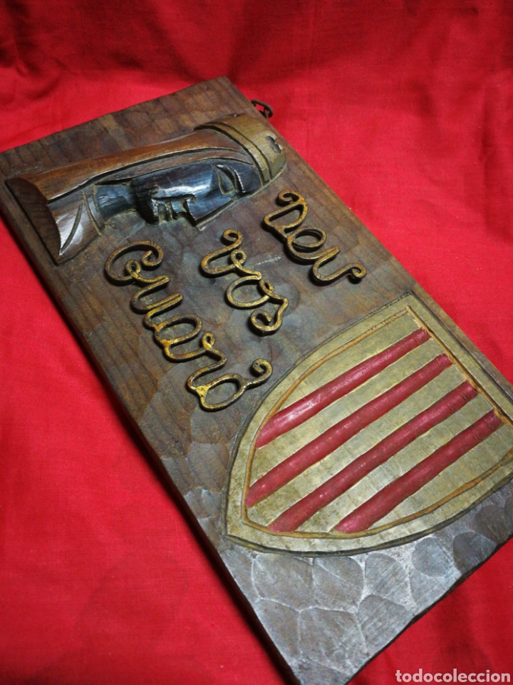 Antig&uuml;edades: DE&Uacute; VOS GUARD MARE DE DE&Uacute; DE MONTSERRAT (LA MORENETA), TALLA MADERA. 27X15CM.