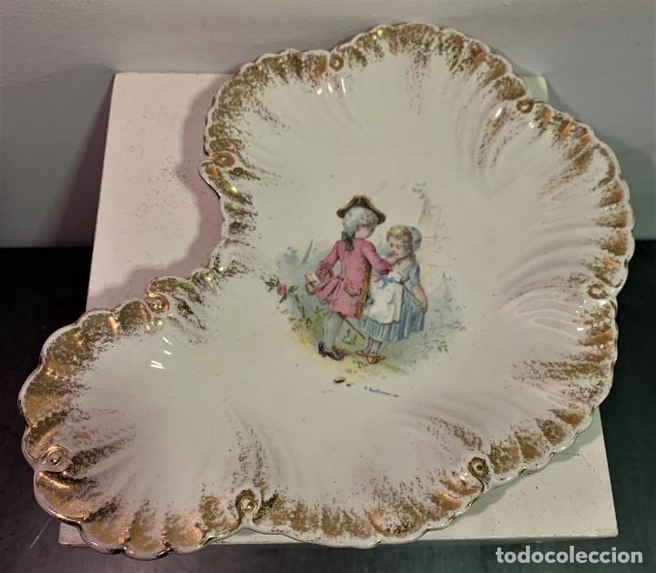 Antig&uuml;edades: A. BOULLEMIER, PLATO PINTADO. - Foto 1