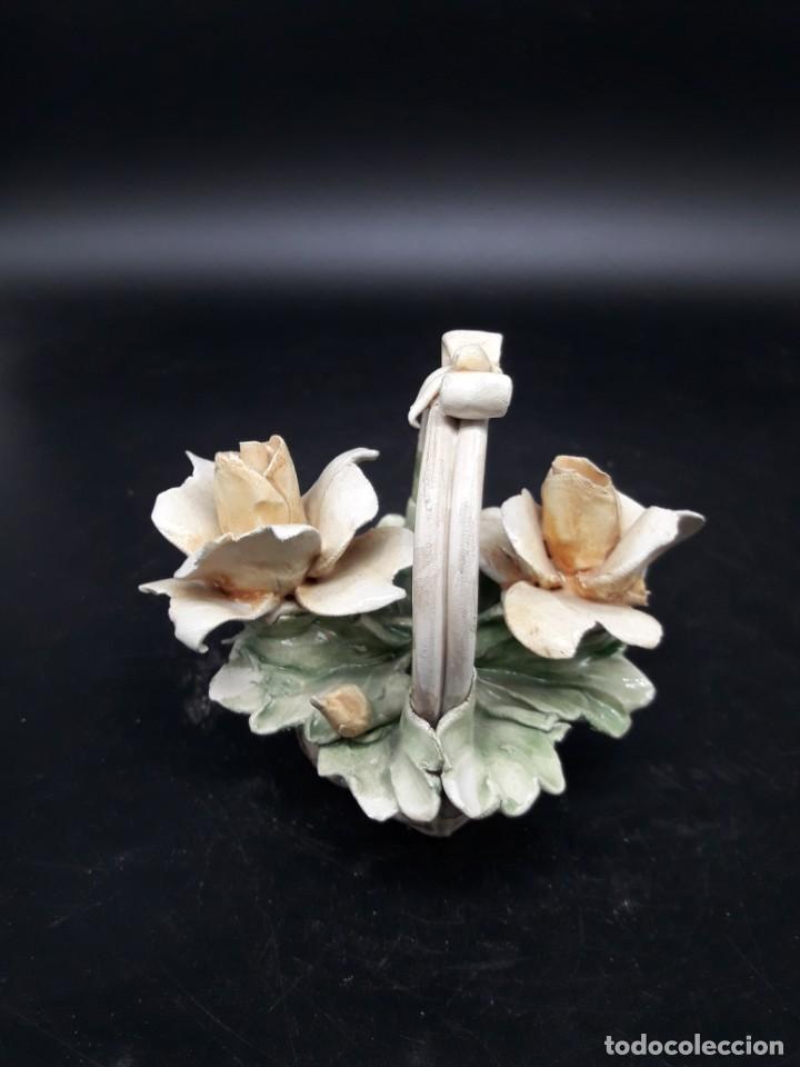 Antig&uuml;edades: Cesta de ceramica - Foto 1