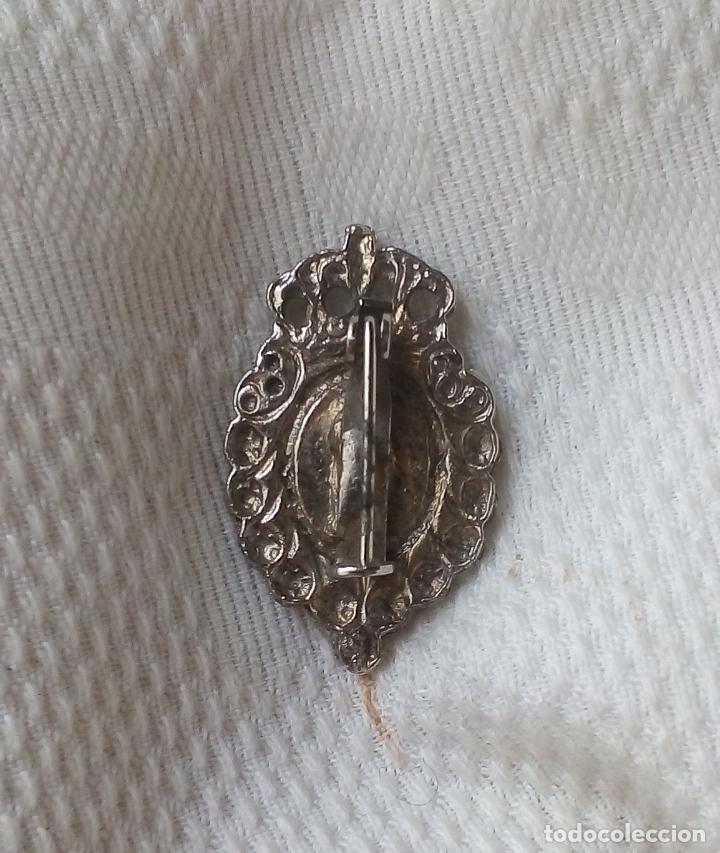 Antig&uuml;edades: BROCHE VIRGEN DEL ROSARIO. - Foto 2