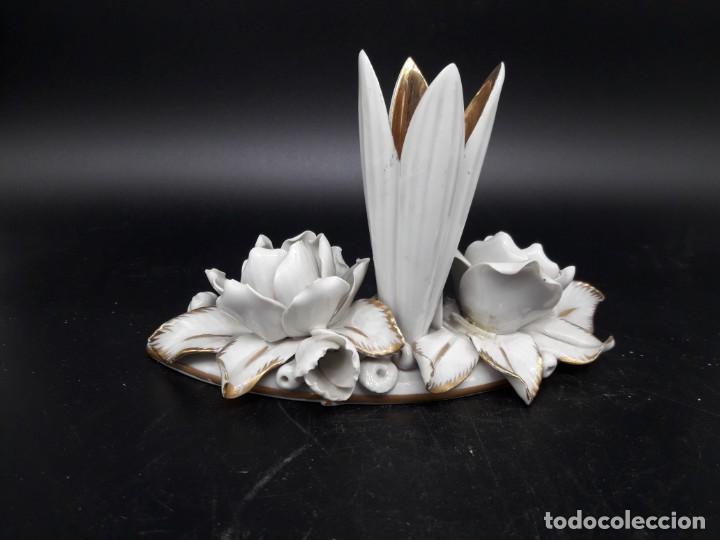 Antig&uuml;edades: Florero porcelana - Foto 3