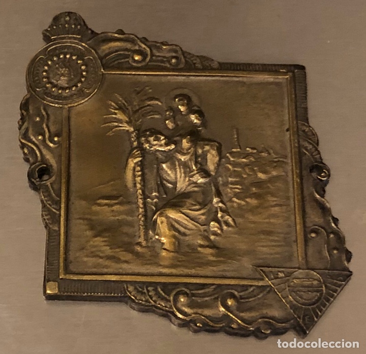 Antig&uuml;edades: Antigua placa San Crist&oacute;bal. - Foto 1