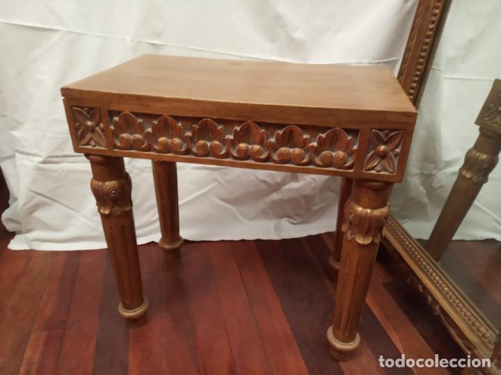Antig&uuml;edades: Mesillas pan de oro pareja - Foto 2