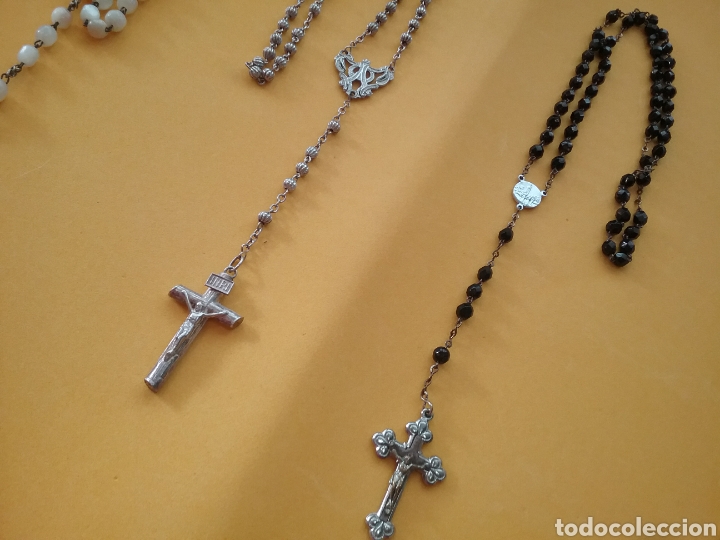 Antig&uuml;edades: Lote de 5 Rosarios. - Foto 3