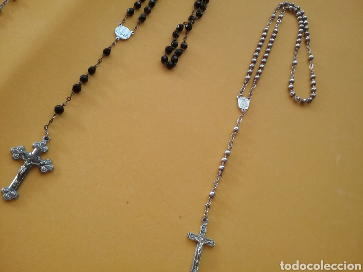 Antig&uuml;edades: Lote de 5 Rosarios. - Foto 4