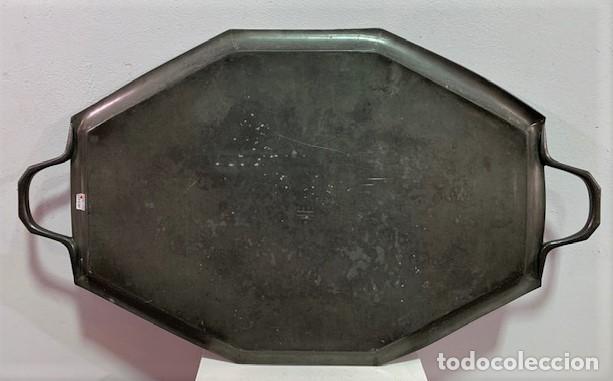 Antig&uuml;edades: LIBERTY & CO. BANDEJA DE PEWTER. - Foto 2
