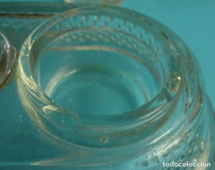 Antig&uuml;edades: VINAGRERA DE CRISTAL PRENSADO - Foto 7