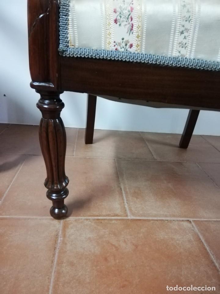 Antig&uuml;edades: Pareja de sillones de caoba - Foto 7