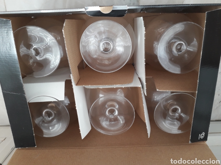 Antig&uuml;edades: JUEGO DE 6 COPAS A ESTRENAR. MARCA LUMINARC - Foto 3