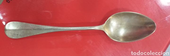 Antig&uuml;edades: Antigua cuchara de postre BERNDORF de alpaca - Foto 2