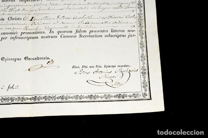 Antig&uuml;edades: DOCUMENTO RELIGIOSO NOS D. D. FLORENTIUS LORENTE - Foto 2